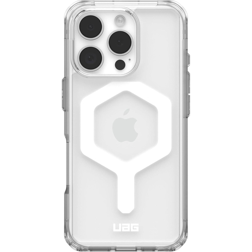 Urban Armour Gear Plyo MagSafe Case For iPhone 16 Pro Max Ice/White