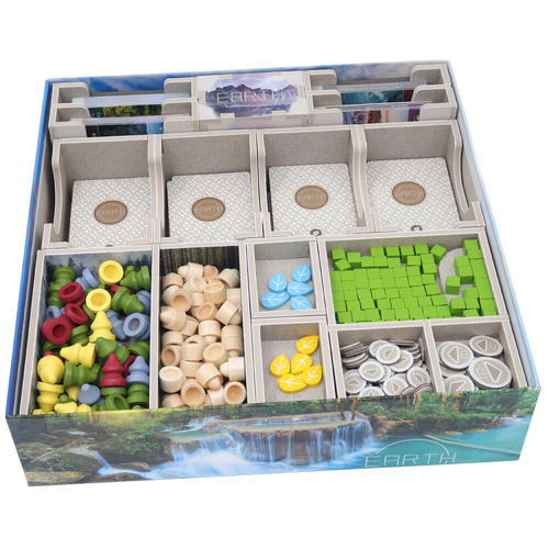 Folded Space Game Colour Inserts Divider Tray - Earth