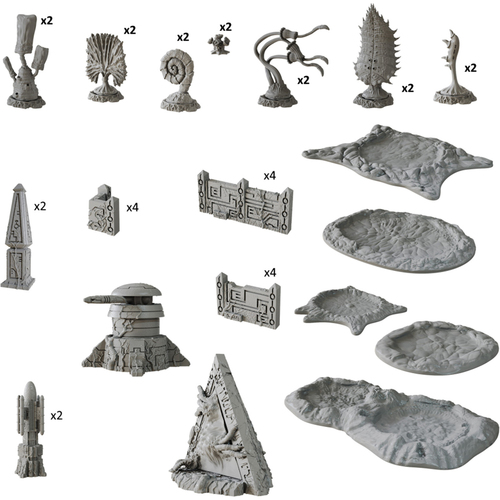 51pc Mantic Games Terrain Crate Death World TTRPG Accessory Set