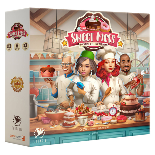 Lucky Duck Games Sweet Mess Tabletop Party Board Game