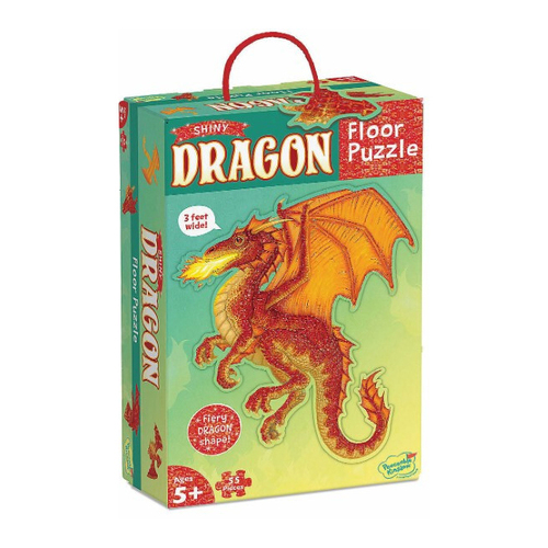 55pc Peaceable Kingdom Dragon Floor Puzzle 91cm Jigsaw 3y+