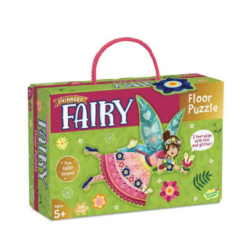 50pc Peaceable Kingdom 3ft Jigsaw Floor Puzzle Fairy 5y+