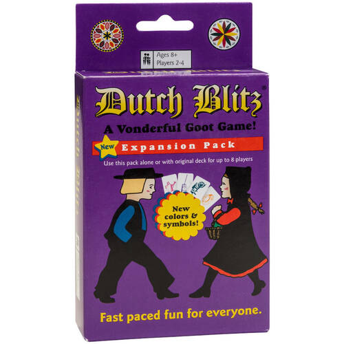 Dutch Blitz Purple Card Game Deck Expansion Pack 8y+