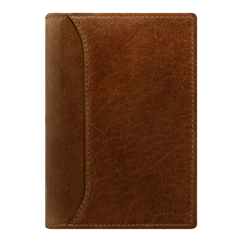 Filofax Lockwood Pocket Slim Organiser Leather Cognac