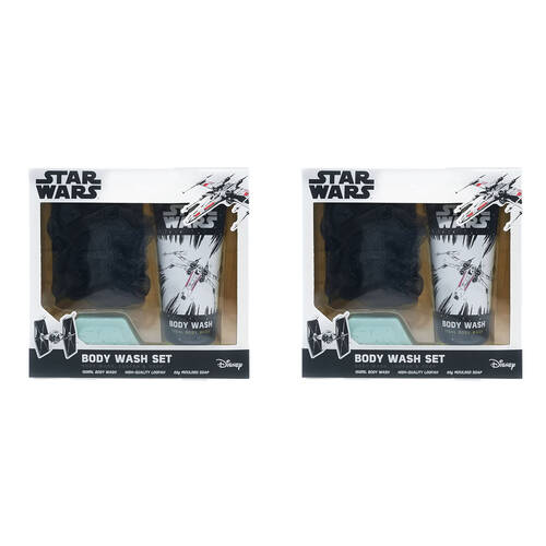 2PK Star Wars Body Wash Set Kids/Children Gentle Body Cleanser