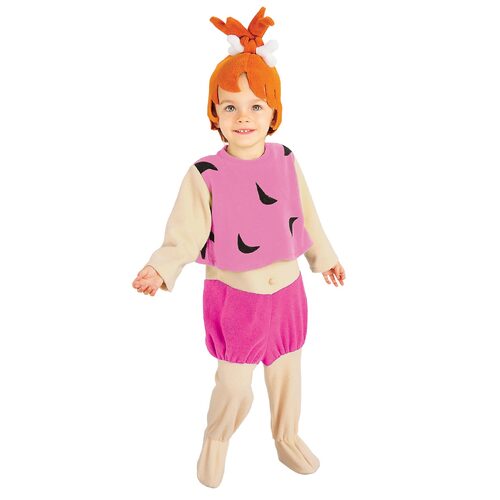 Rubies Pebbles Flintstones Deluxe Girls Dress Up Costume - Size M