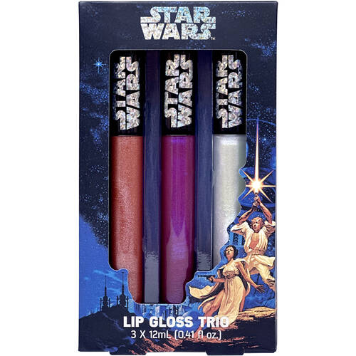 3pc Star Wars Hydrating Lip Gloss 12ml Set Kids/Children Lip Care