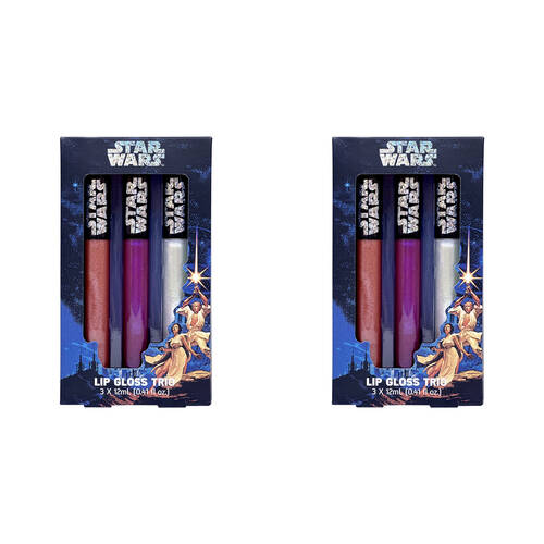 6pc Star Wars Hydrating Lip Gloss 12ml Set Kids/Children Lip Care