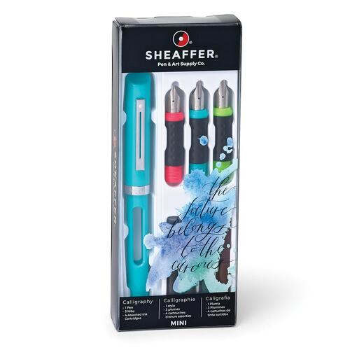 8pc Sheaffer Calligraphy Fountain Pen Ink Cartridges/Nib Mini Kit