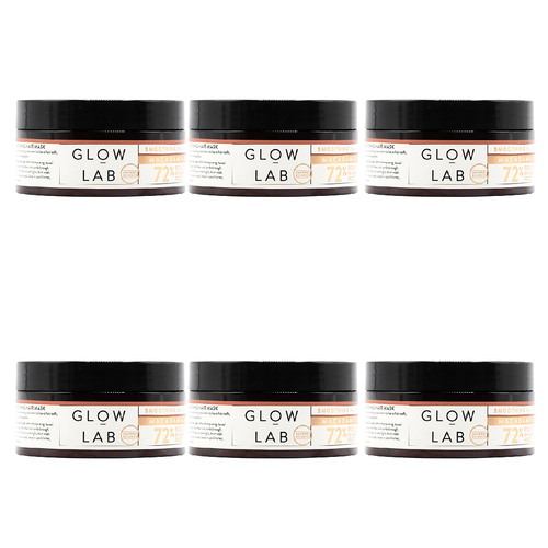 6PK Glow Lab 200ml Keratin-Infused Smoothing Hair Mask