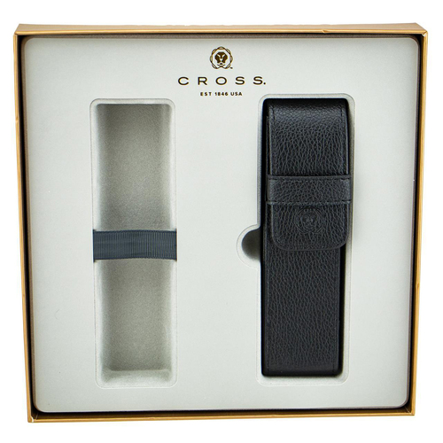 Cross Seasonal Double Ball Pen Pouch Gift Set - Black