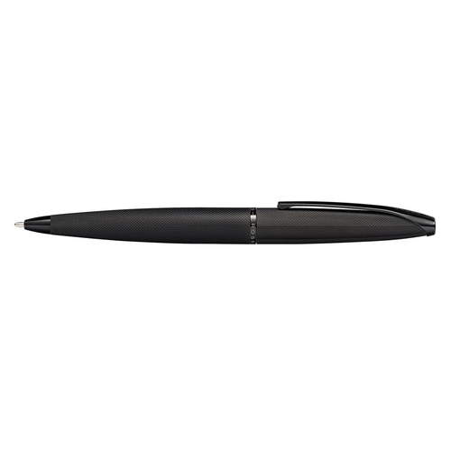 Cross ATX Brushed Etched Diamond Ball Point Pen - Black