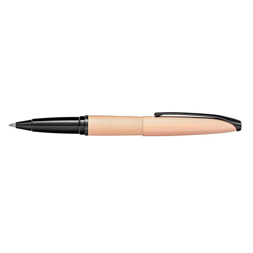 Cross ATX Brushed Etched Diamond Rollerball Pen - Rose Gold