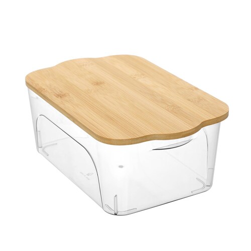 Boxsweden Crystal Reno Storage Box Bamboo Lid 3.3L 28X18X10.5Cm 