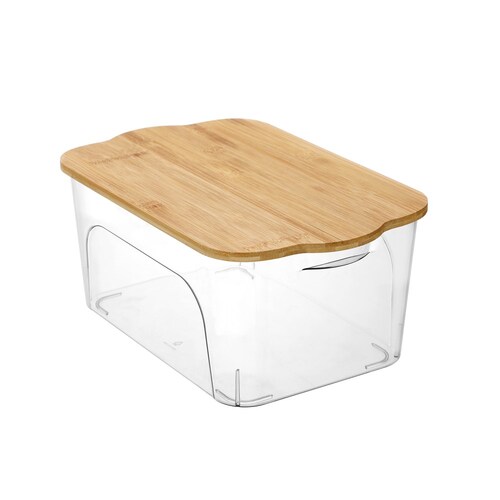 Boxsweden Crystal Reno Storage Box Bamboo Lid 6.8L 32.5X21.5X14.5Cm