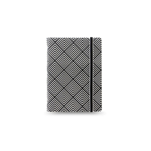 Filofax Impressions Pocket Notebook A4/A5 Refillable Black/White