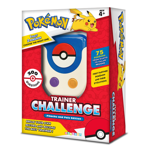 Jazwares Pokemon Trainer Challenge Game Kids Toy Pikachu & Pals Edition 4y+