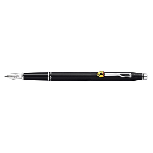 Cross Ferrari Century Fountain Pen Medium Nib Matte Black Lacquer