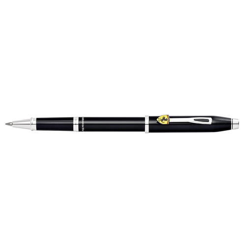 Cross Ferrari Century II Rollerball Pen Gel Ink Glossy Black Lacquer