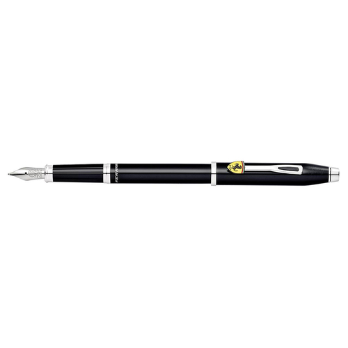 Cross Ferrari Century II Fountain Pen Medium Nib Glossy Black Lacquer