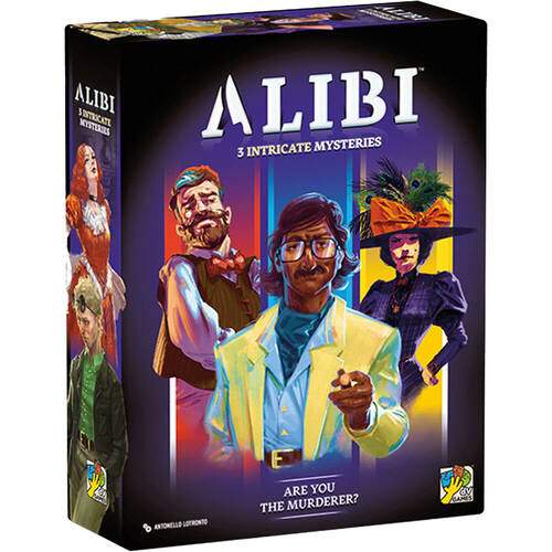 DV Games Alibi 3 Intricate Mysteries Board Game 14y+