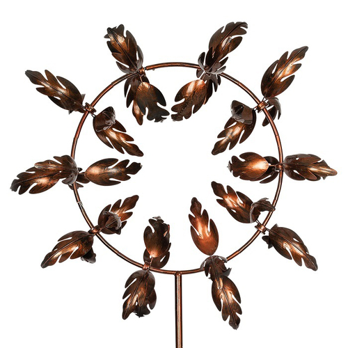 Garden 225cm Metal LSD Wind Spinner Outdoor Decor - Bronze