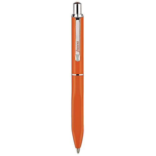 Filofax Calipso Push Ballpen Stationery Writing Orange