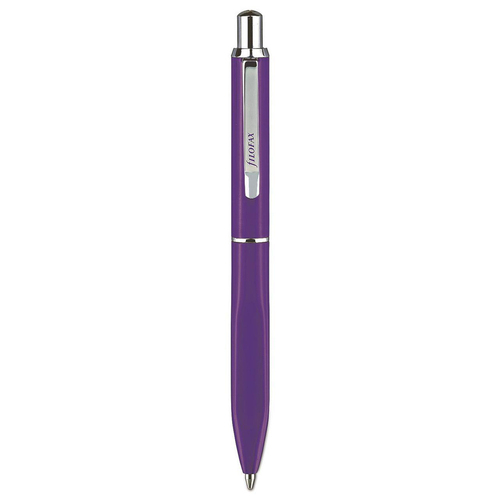 Filofax Calipso Push Ballpen Stationery Writing Purple