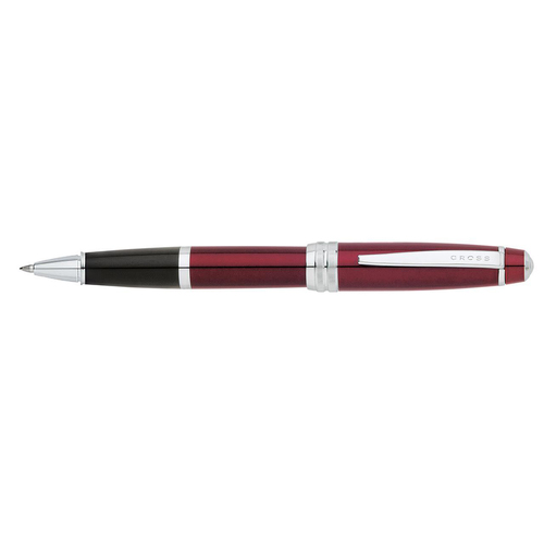 Cross Bailey Rollerball Pen Writing Stationery Red Lacquer/Chrome