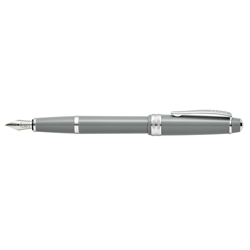 Cross Bailey Light Medium Nib Fountain Pen Writing Stationery Grey