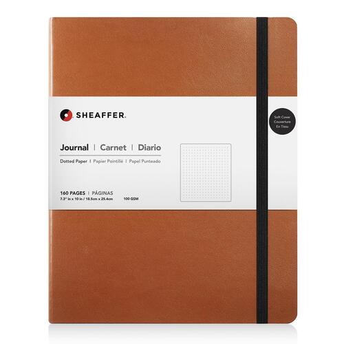 Sheaffer Dotted 160-Page Journal/Notebook - Caramel Brown