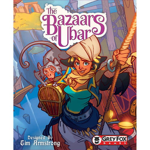 Grey Fox Games Bazaars of Ubar Board Game Kids 14y+