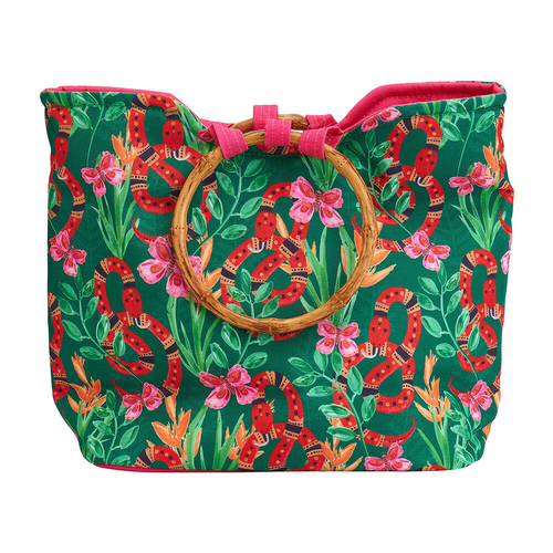 Annabel Trends Insulated Tote Lunch Bag 28.5x40cm - Jungle Snake