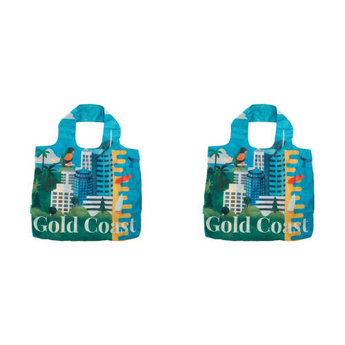 2PK Annabel Trends Australia Shopping Tote Bag 50x42cm - Gold Coast