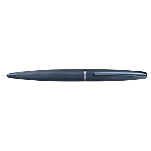 Cross ATX Sandblast Ball Point Pen Medium Nib - Dark Blue