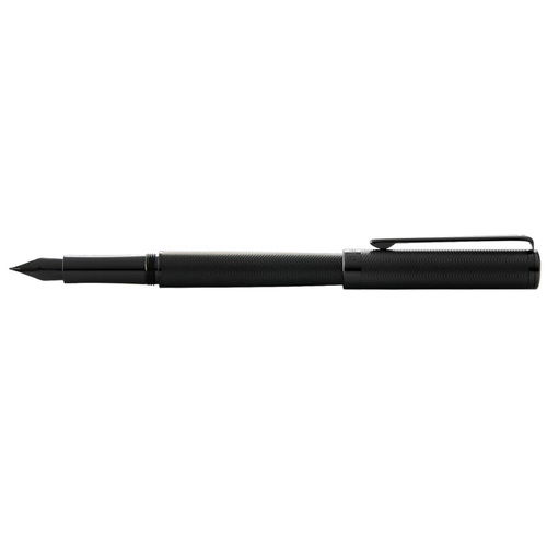 Sheaffer Intensity Engraved Trim Fountain Pen Matte Black