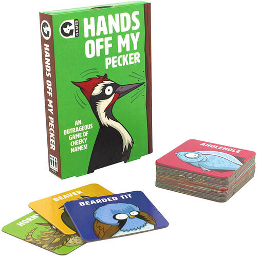 GINGER FOX Hands Off My Pecker Tabletop Fun Play Card Game 16y+