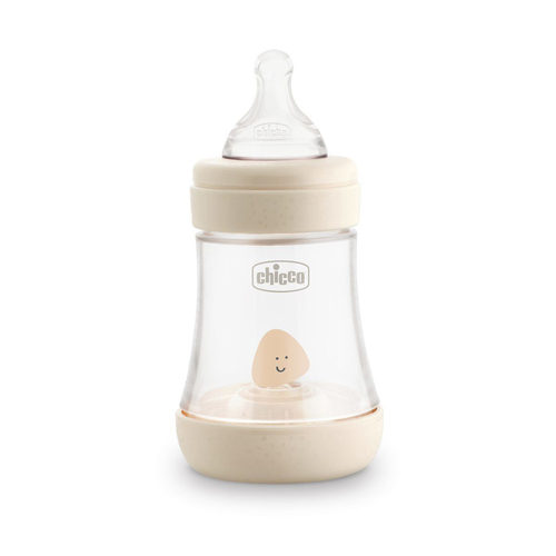 Chicco Nursing Baby Perfect5 150ml Feeding Bottle Slow Teat 0m+ Natural