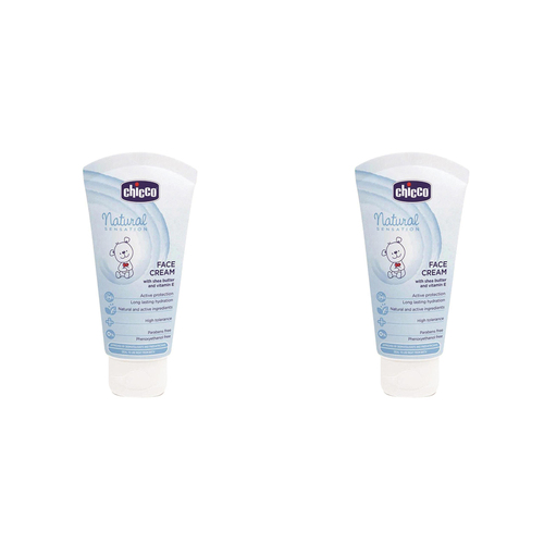 2PK Chicco Nursing Baby Natural Sensation 50ml Face Cream