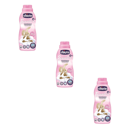 3PK Chicco Nursing Sensitive 750ml Fabric Softener - Delicate Flowers