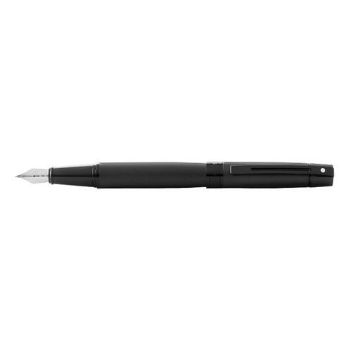 Sheaffer 300 Fountain Pen Medium Nib Matt Black Trim