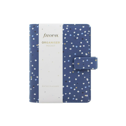 Filofax Indigo Pocket Organiser Faux Leather Stone