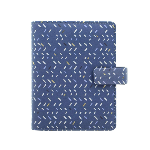 Filofax Indigo Pocket Organiser Faux Leather Frost