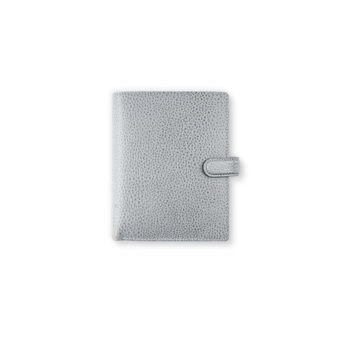 Filofax Finsbury Pocket Personal Organiser Leather Slate Grey 15cm