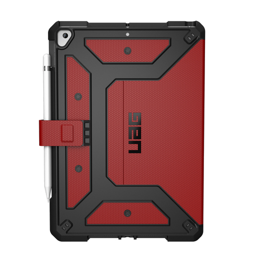 Urban Armour Gear Metropolis Folio Case For iPad 10.2" - Magma