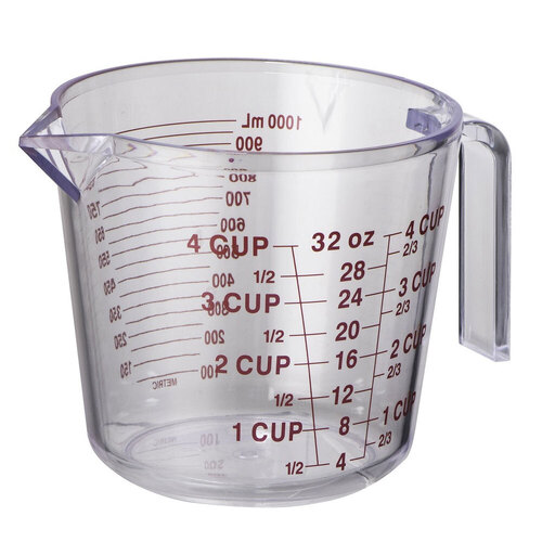 Avanti Plastic Measuring Jug 1L