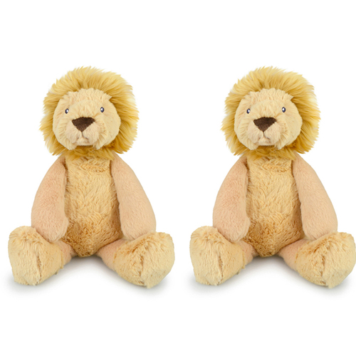 2PK Frankie & Friends Lion Leo Soft Plush 32cm Toy 3y+