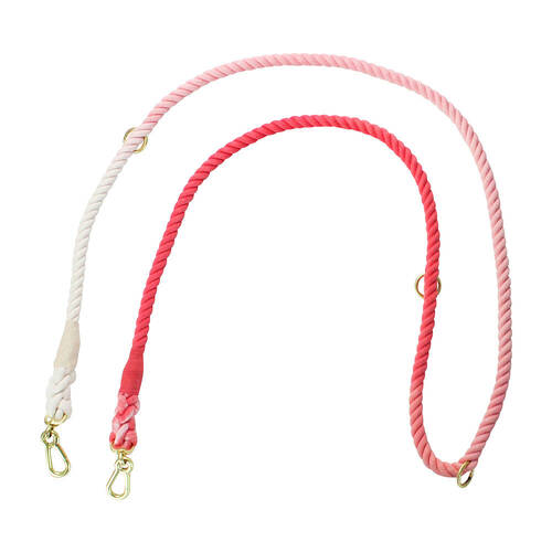 Annabel Trends Hot Dog Extra Long Multipurpose Rope Lead 1.85m Peach Powder