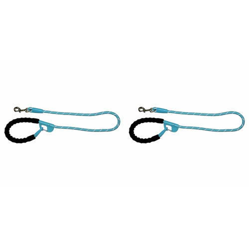 2PK Annabel Trends Sturdy Easy Snap & Stay Secure Dog Leash Aqua