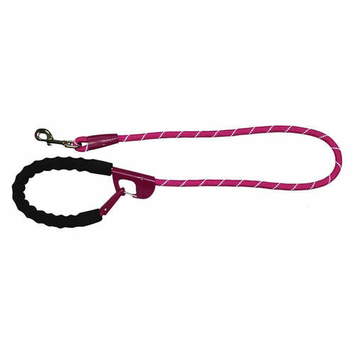 Annabel Trends Sturdy Easy Snap & Stay Secure Dog Leash Fuschia